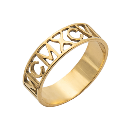 Personalised Roman Numerals Ring