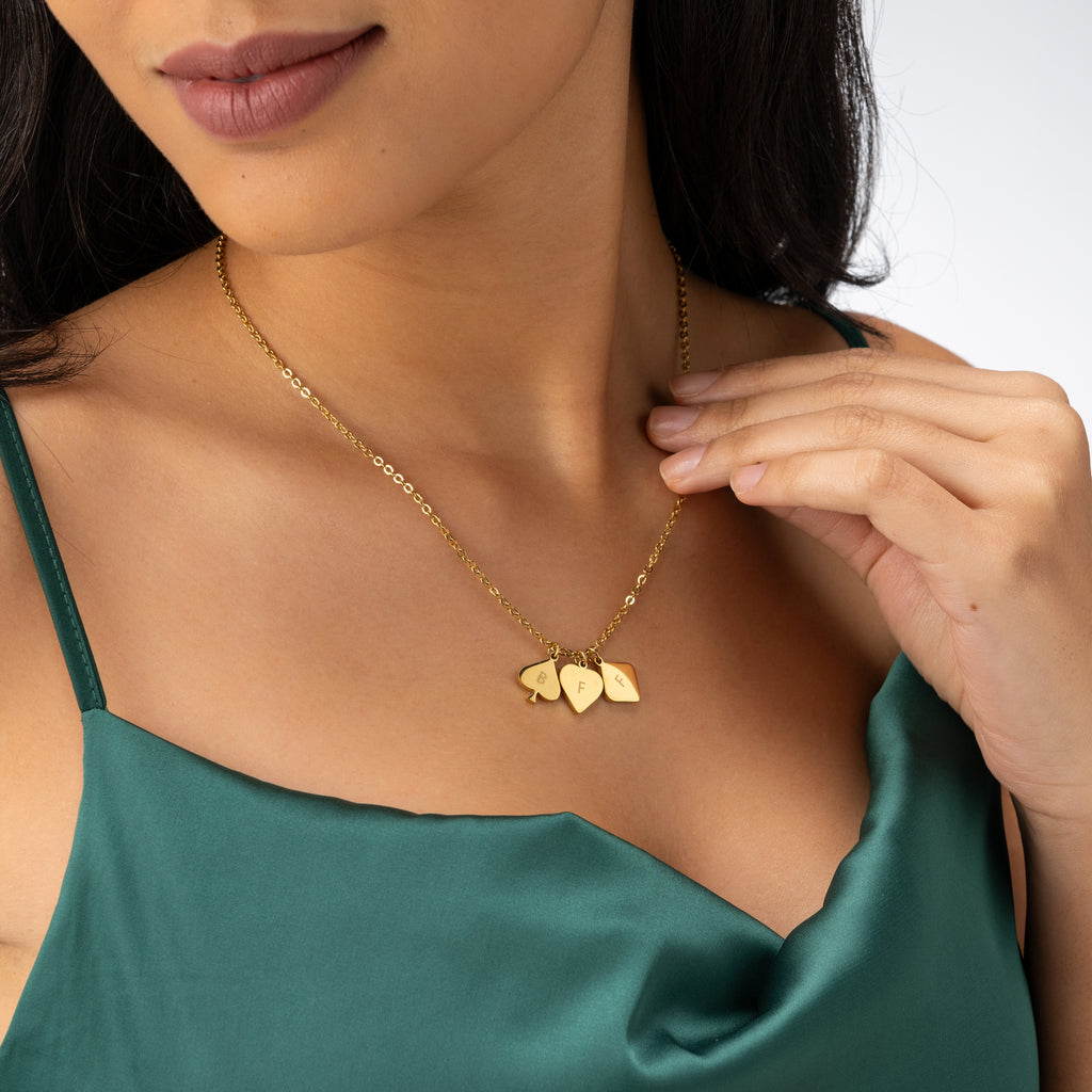 Personalised Playing Card Pendant