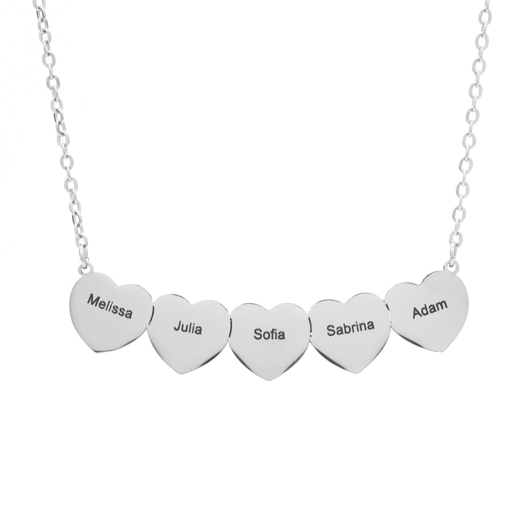 Multi-Hearts Necklace