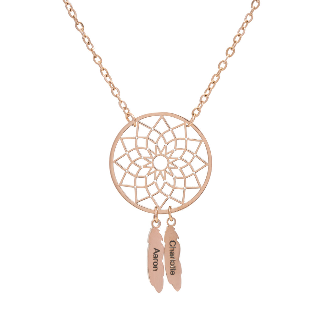 Dreamcatcher Name Necklace