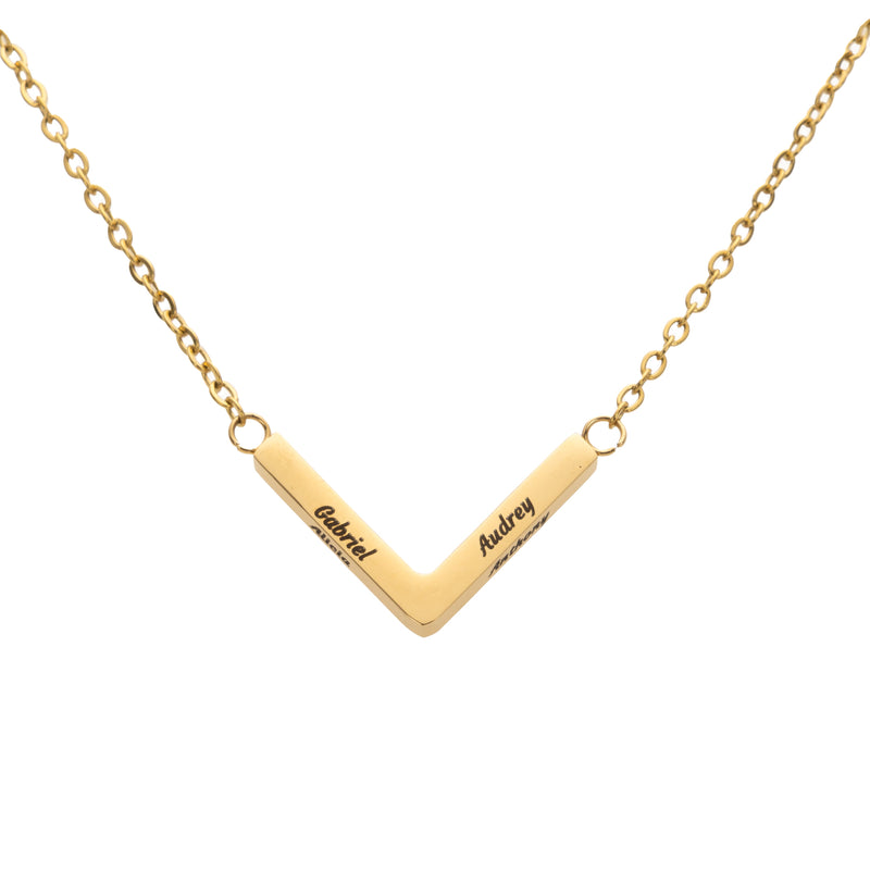 Personalised 4D Bar Necklace