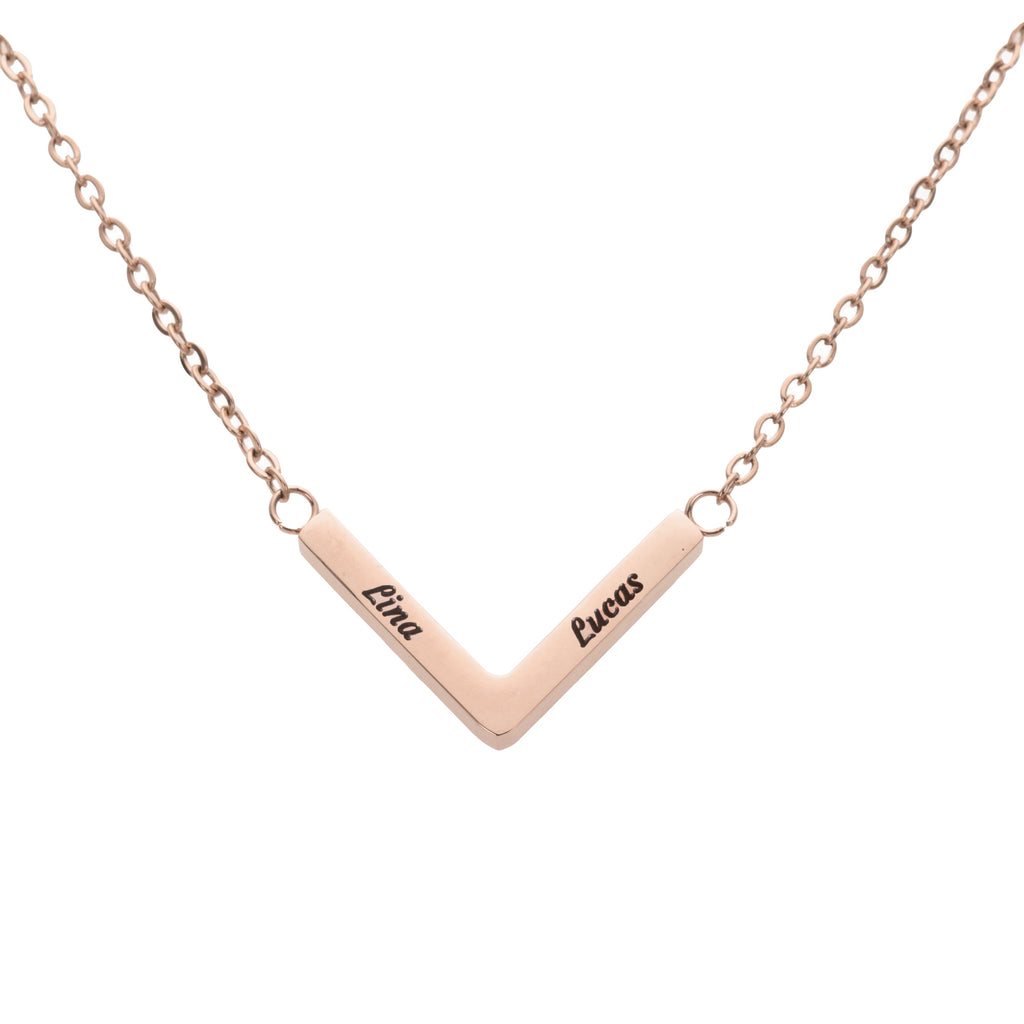 Personalised 4D Bar Necklace