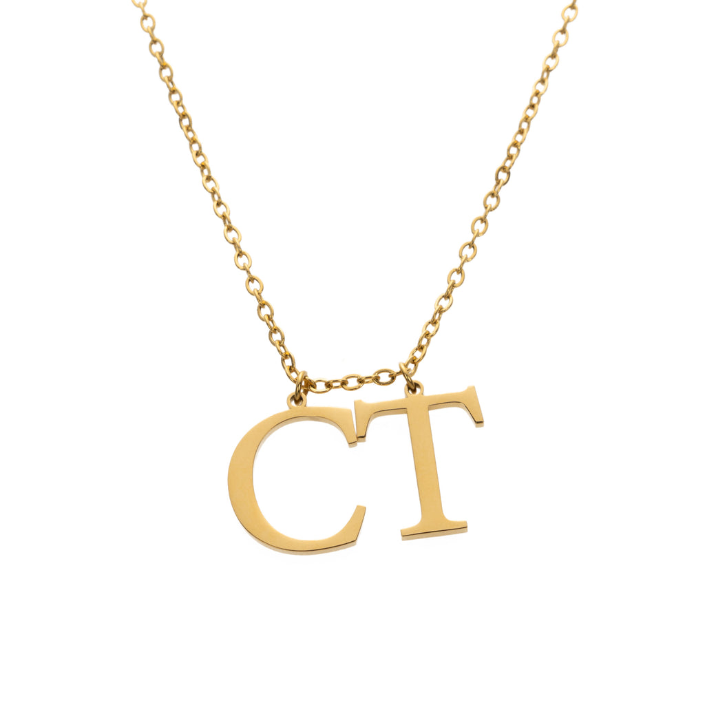 Personalised Uppercase Initials Necklace