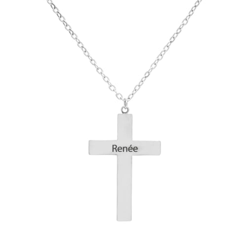 Personalised Men's Cross Necklace