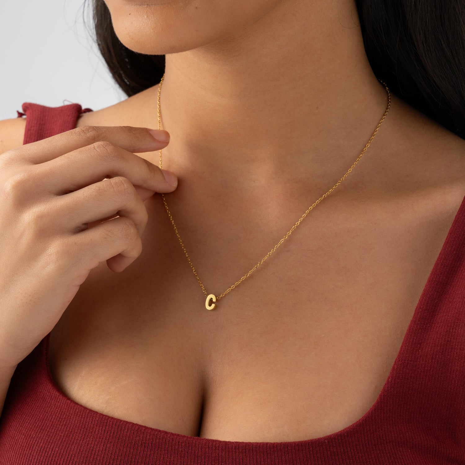 Personalised Small Letter Necklace