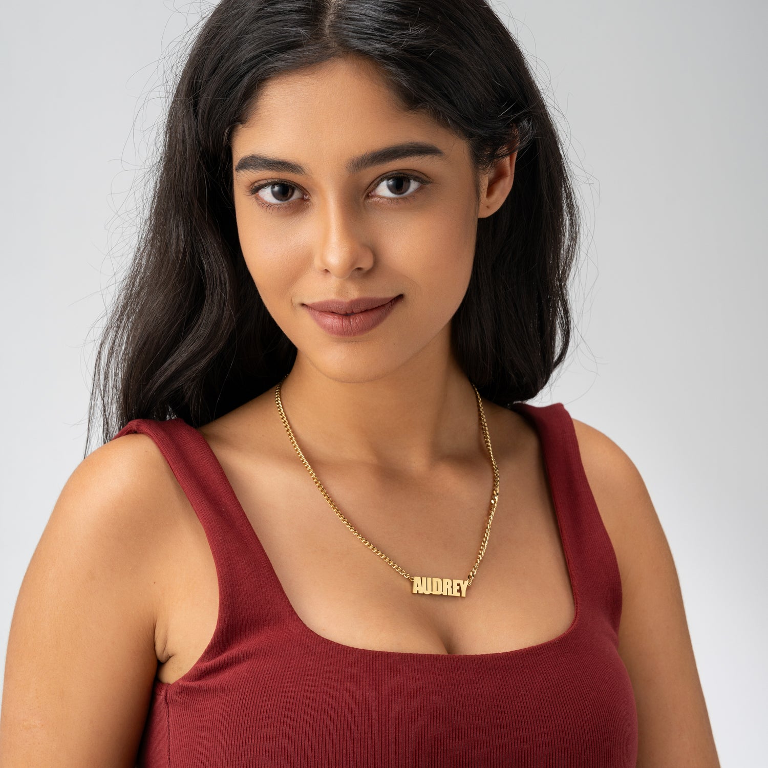 Personalised Name Necklace with Thick Chain