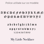 Kids Personalised Initial Tag Necklace