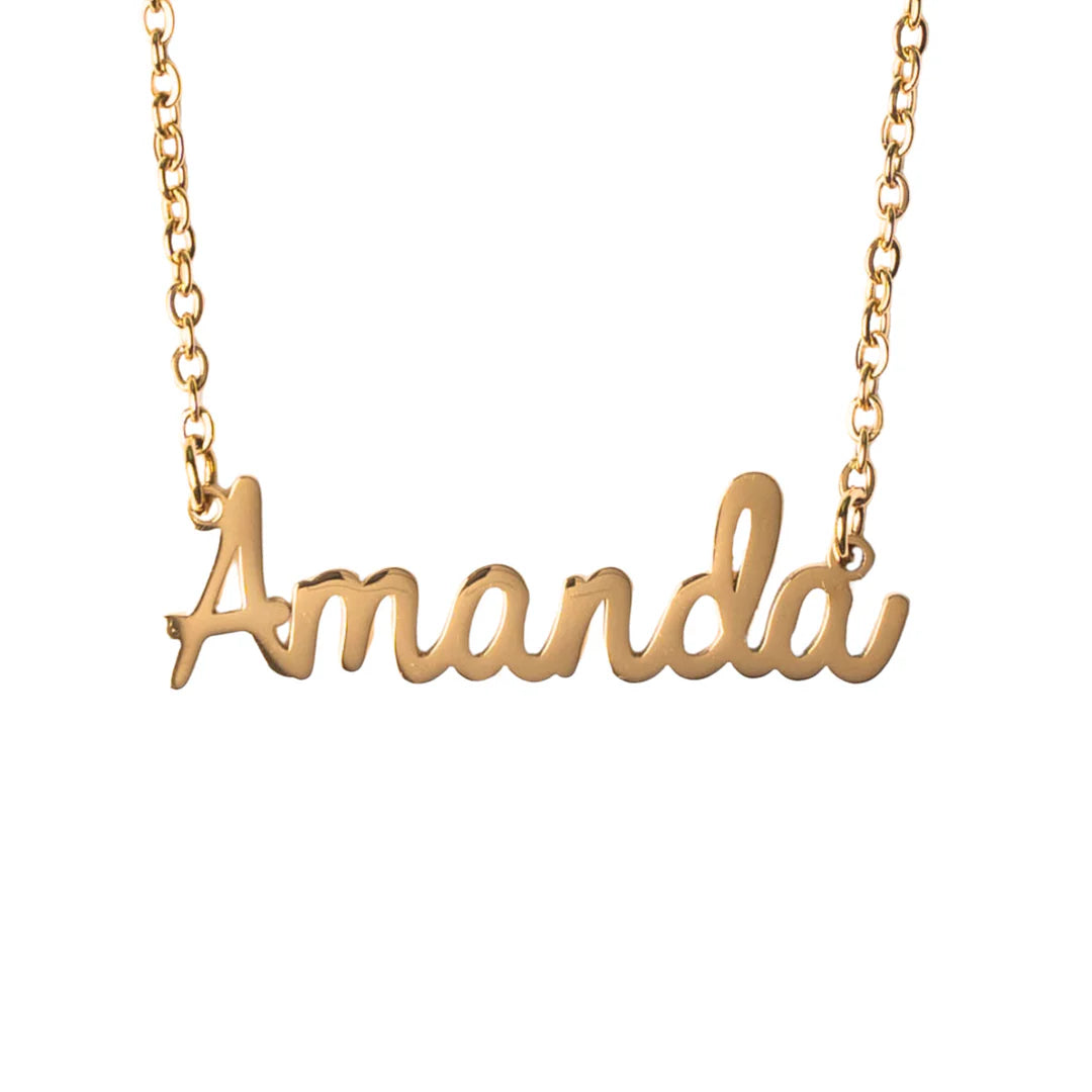 Personalised Cursive Name Necklace