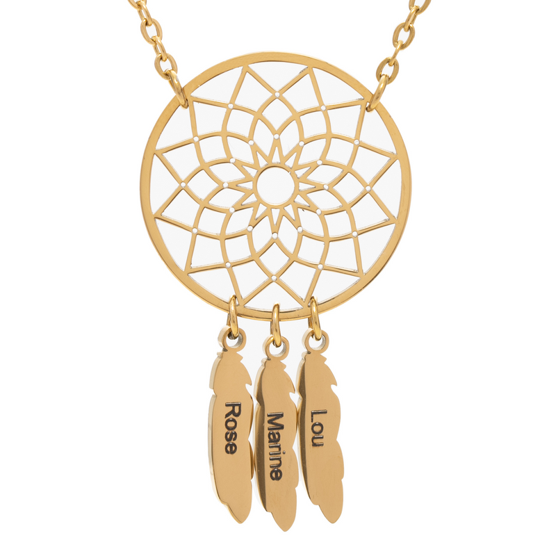 Dreamcatcher Name Necklace