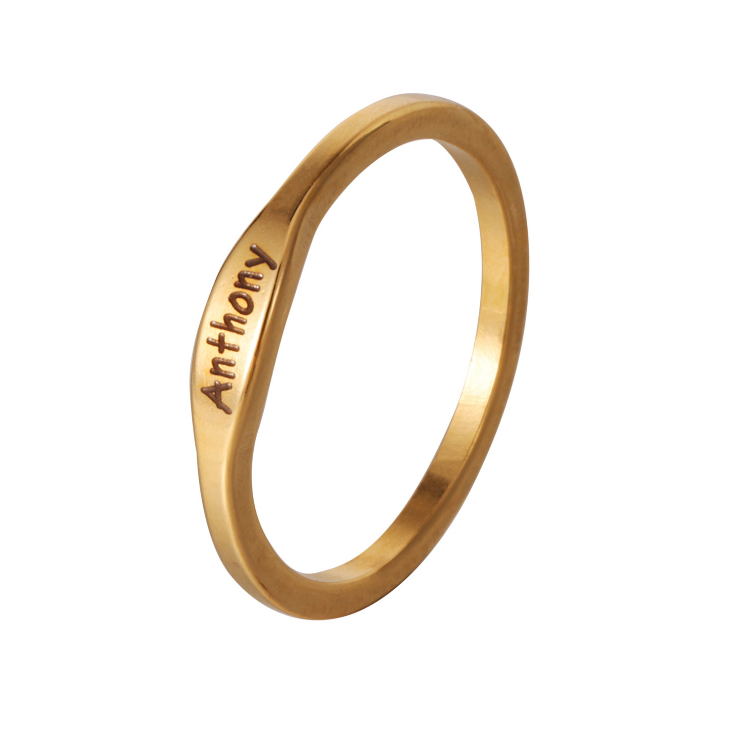 Fine Engraved Name Ring