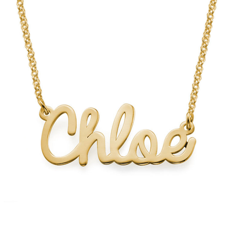 Personalised Cursive Name Necklace