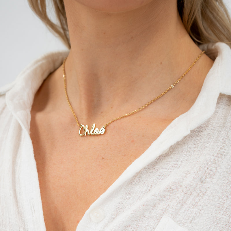 Personalised Cursive Name Necklace