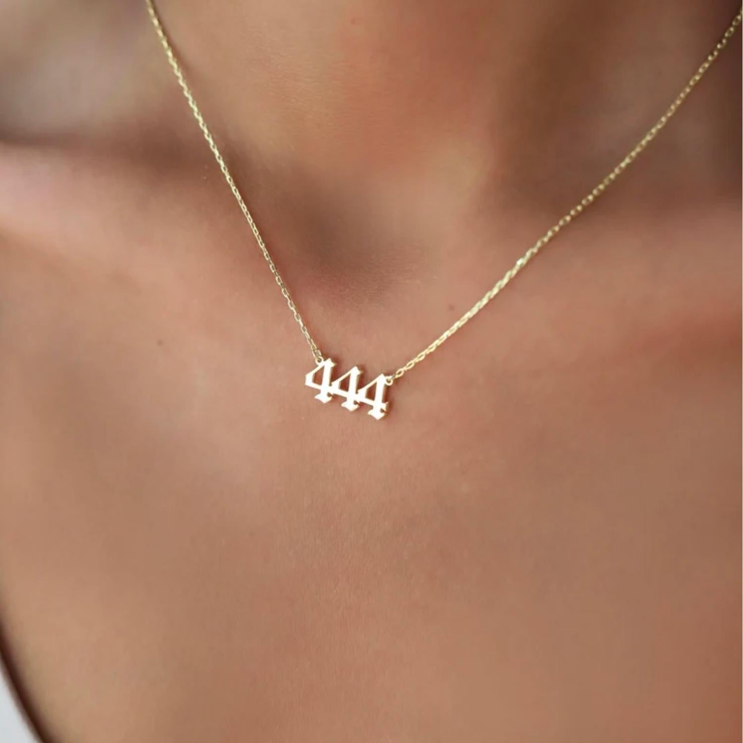 Personalised Angel Number Necklace