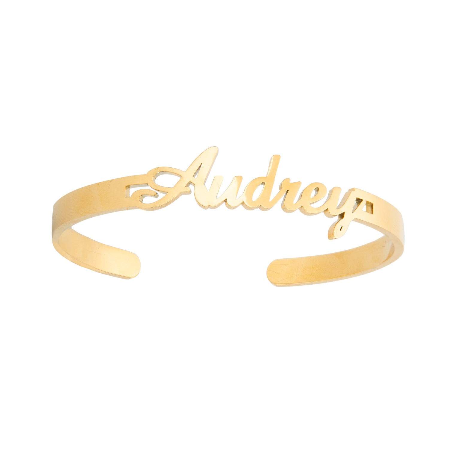Personalised Open Bangle Bracelet