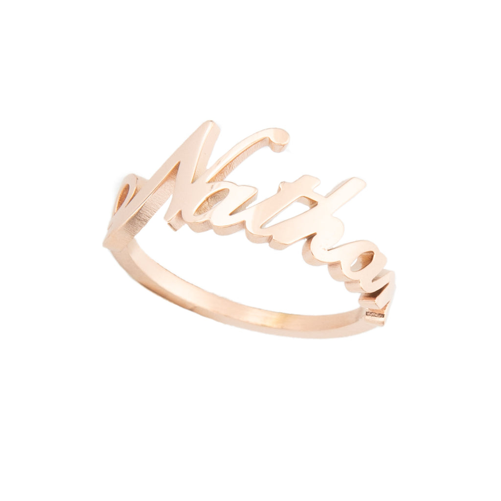 Personalised Name Ring