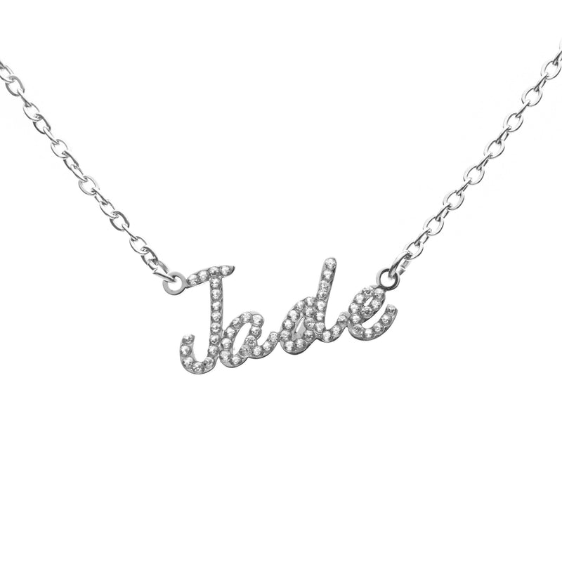 Sparkling Rhinestones Name Necklace