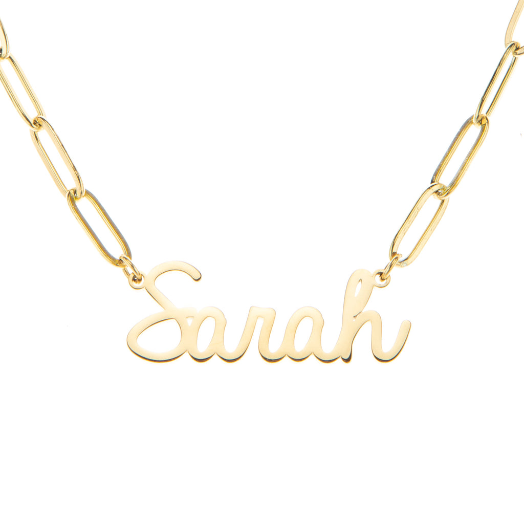 Link Chain Name Necklace