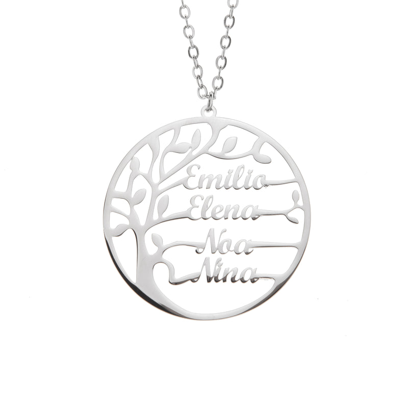 Tree of Life Family Name Necklace