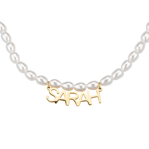 Pearl Name Necklace