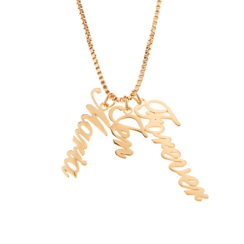 Vertical Signature Necklace