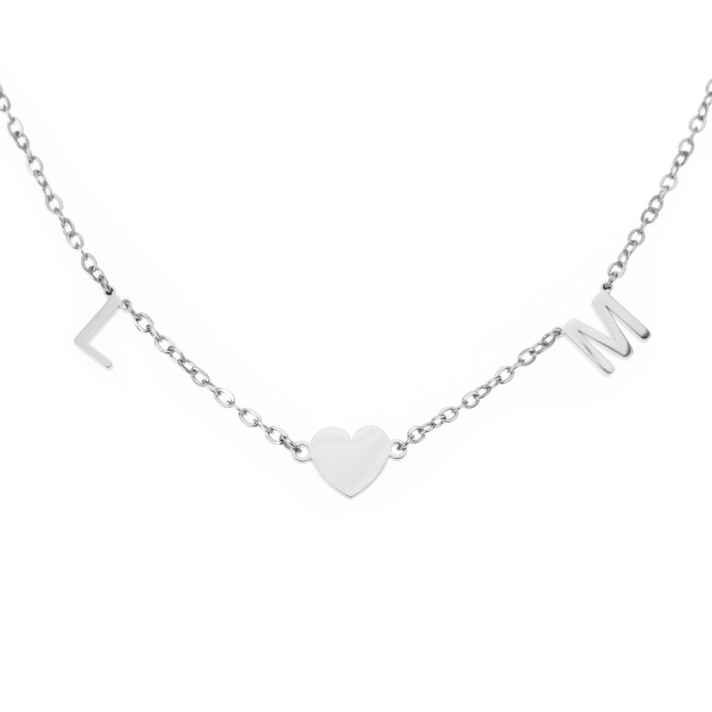 Personalised Love Initials Necklace