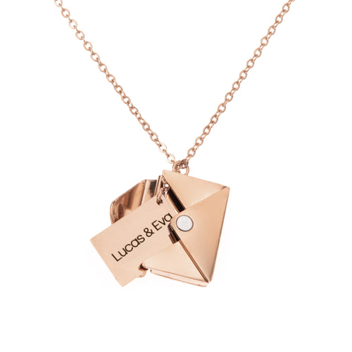 Letter & Envelope Personalised Necklace