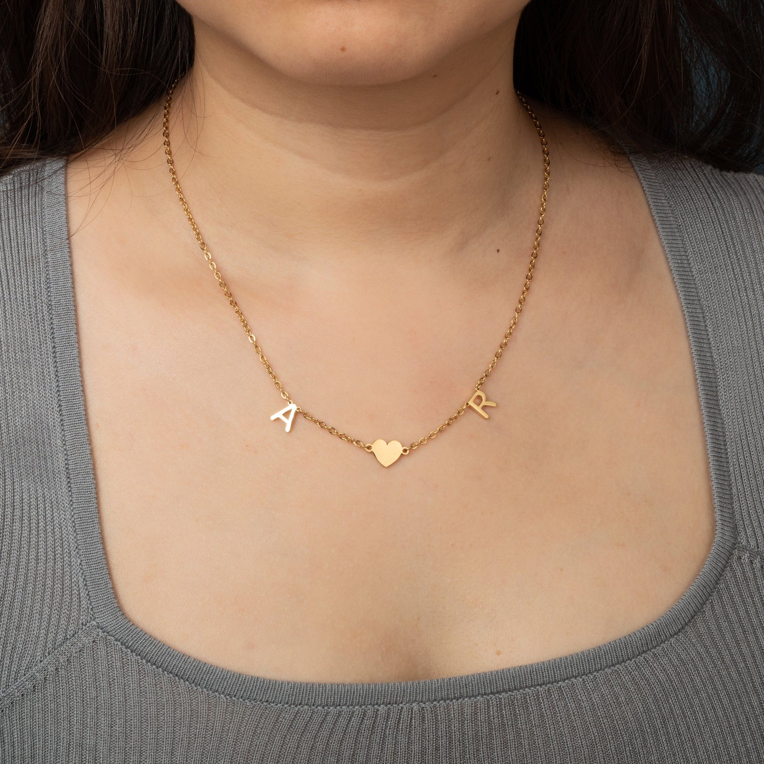 Personalised Love Initials Necklace