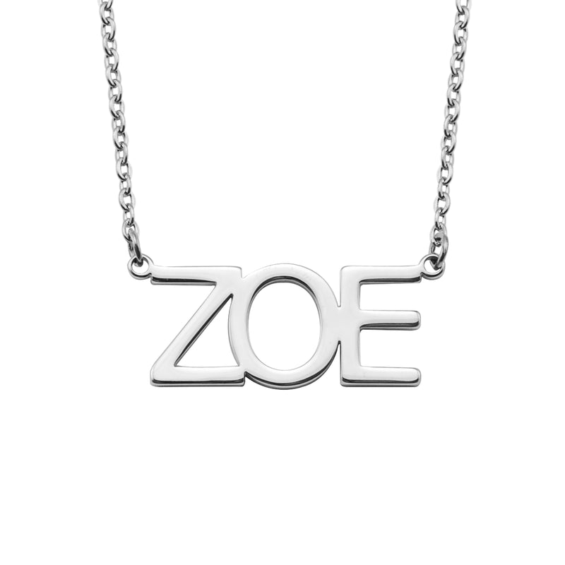 Personalized Capital Letters Name Necklace