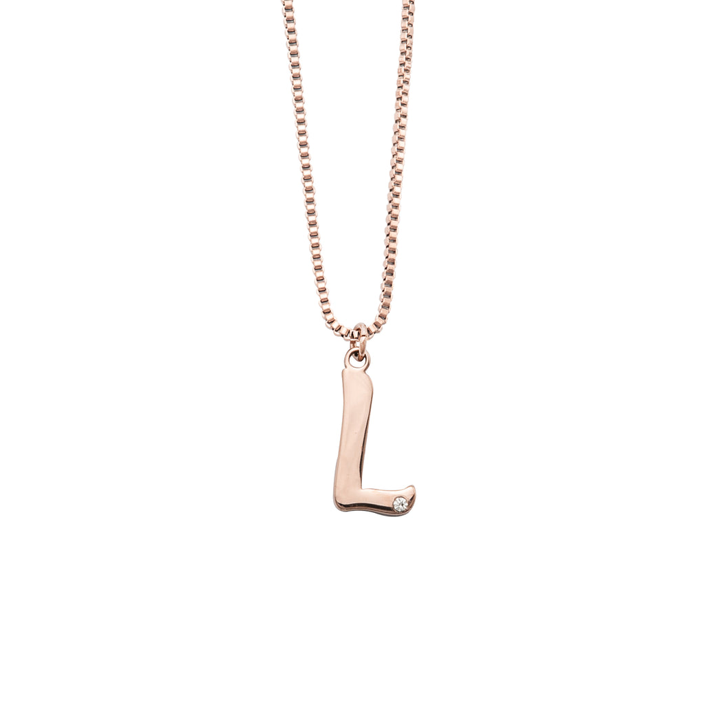 Diamond Initial Necklace