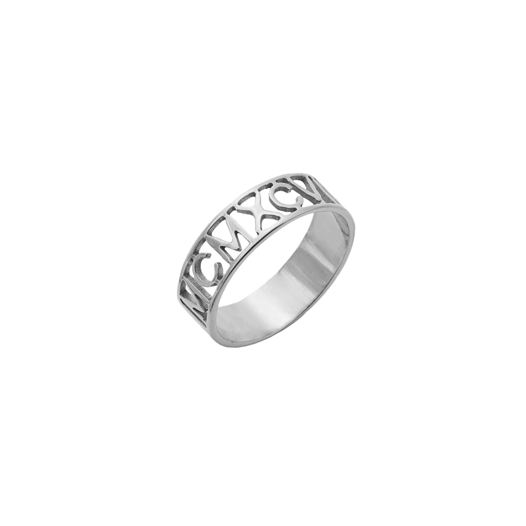 Personalised Roman Numerals Ring