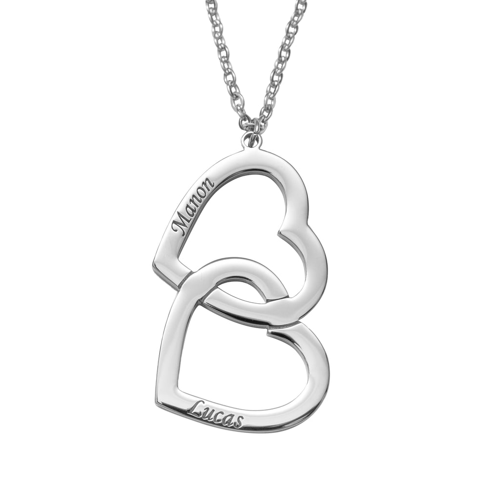 Dual Heart Personalised Necklace