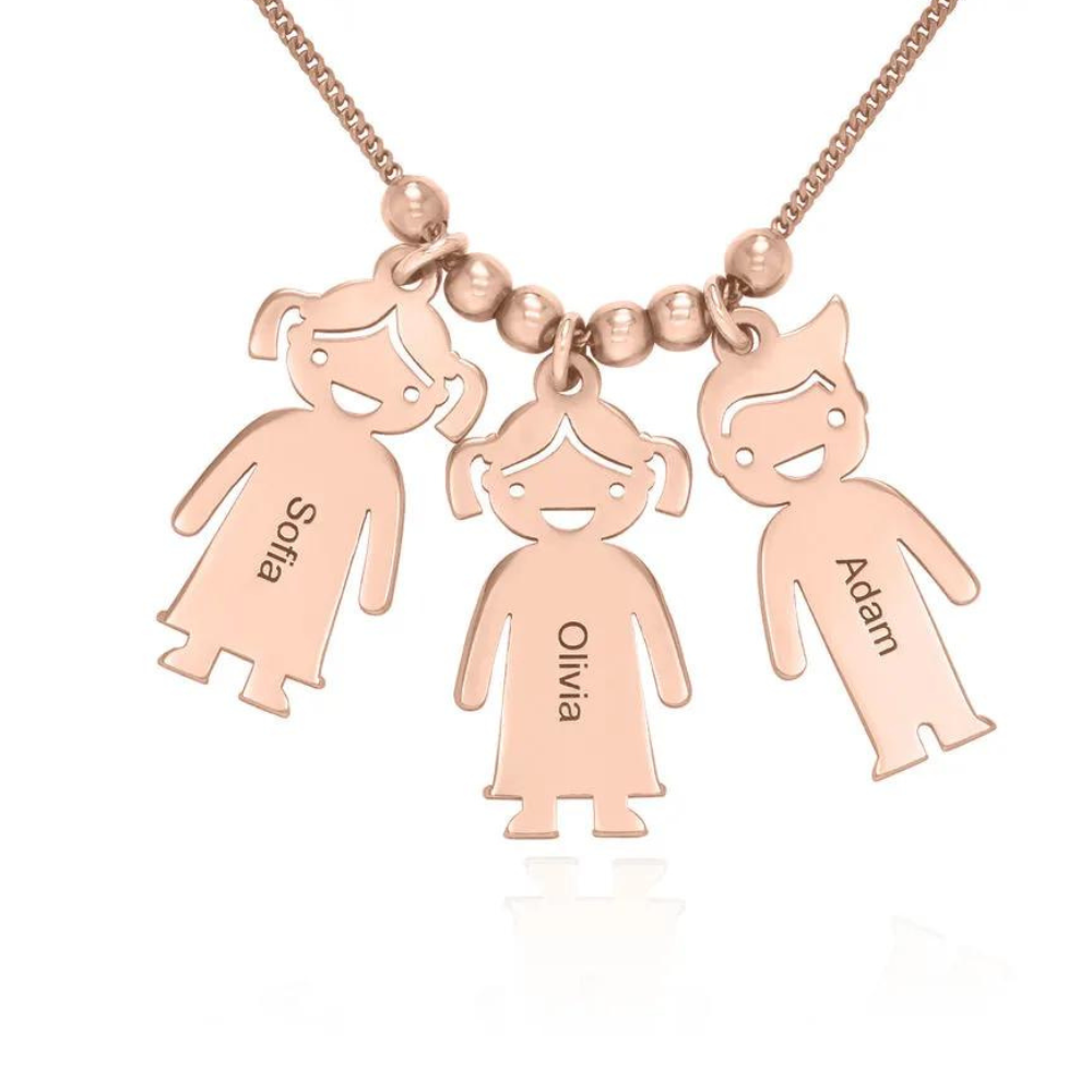 Child hot sale engraved necklace