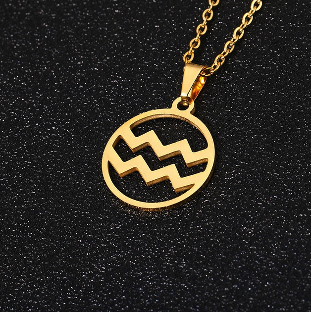 Zodiac Sign Pendant - Aquarius