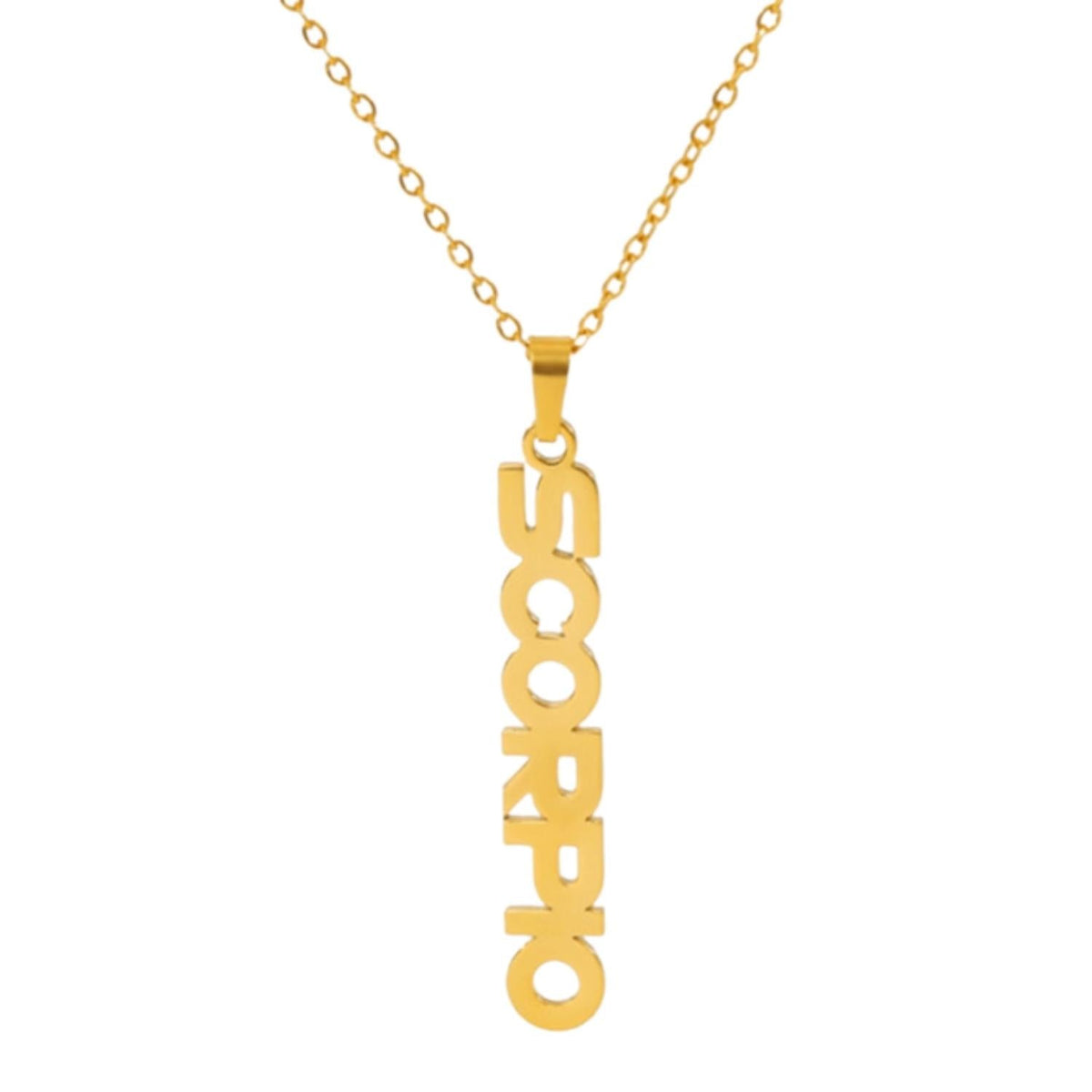 Zodiac Name Necklace - Scorpio