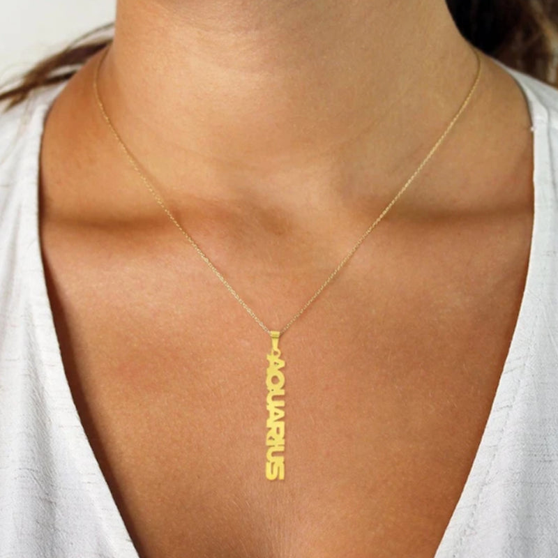 Zodiac Name Necklace - Scorpio